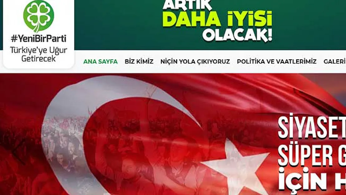 Yeni Bir Parti Sitesi Siyaset Gündemine Bomba Gibi Düştü!