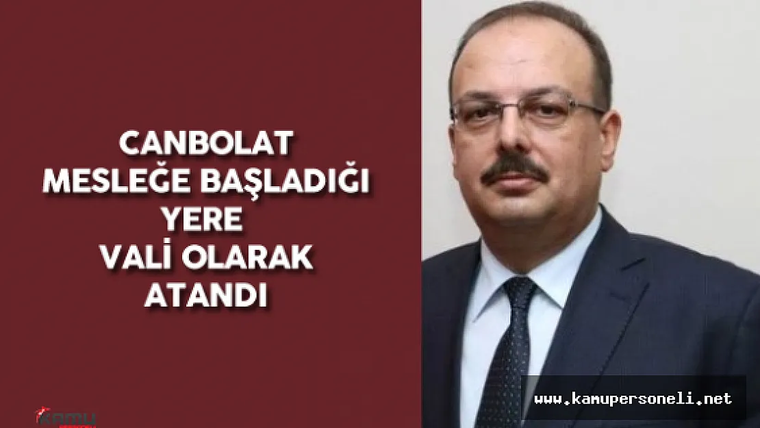 Yeni Konya Valisi Yakup Canbolat Kimdir?