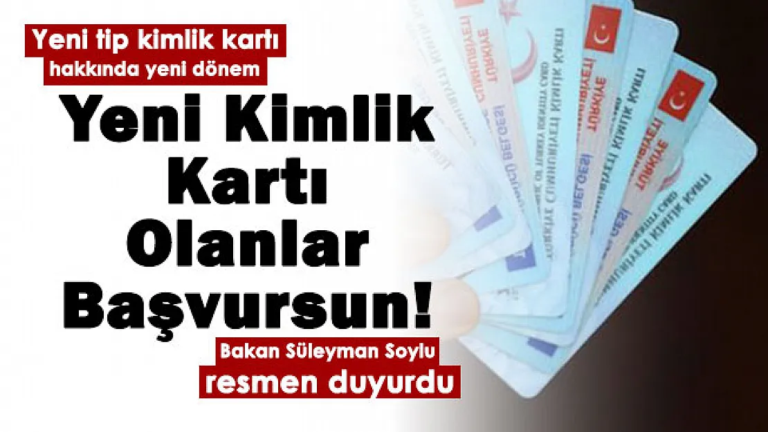 Yeni tip kimlik kartı olan vatandaşlar dikkat! 29 Aralık'ta e-Devletten başvurmanız gerekiyor