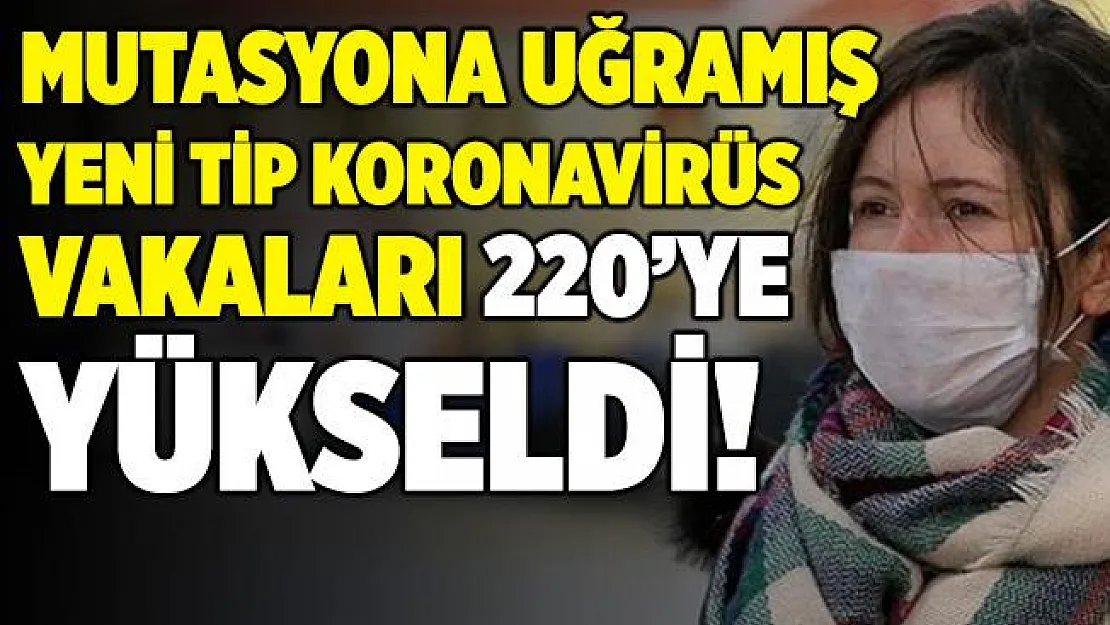 Yeni tip koronavirüste vakalar artıyor! 220 kişi salgına yakalandı!