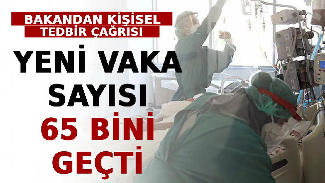 Yeni Vaka Sayısı 65 Bini Geçti! Bakan Koca'dan Kişisel Tedbir Çağrısı