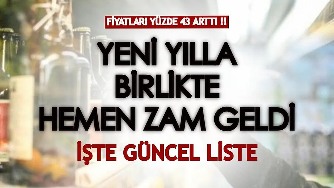 Yeni yılda gelen zamlarla birlikte fiyatlar yüzde 43 arttı! Tekel Başkanı 'Maalesef durum bu' diyerek paylaştı
