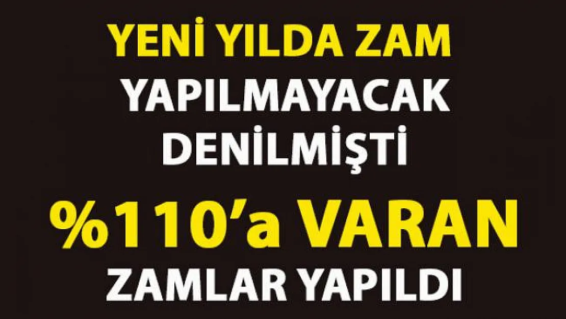 Yeni yılda Köprü ve otoyollara yapılan büyük zam oranları herkesi şaşırttı