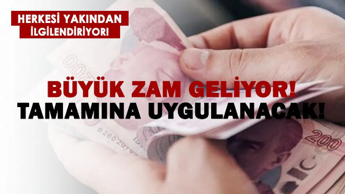 Yeni zam kararı duyuruldu! Bütün hepsine yüzde 37 zam geldi!
