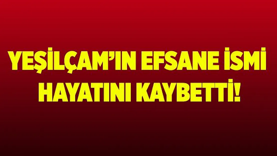 Yeşilçam'ın efsane ismi Ali Şakar hayatını kaybetti! Ali Şakar kimdir?