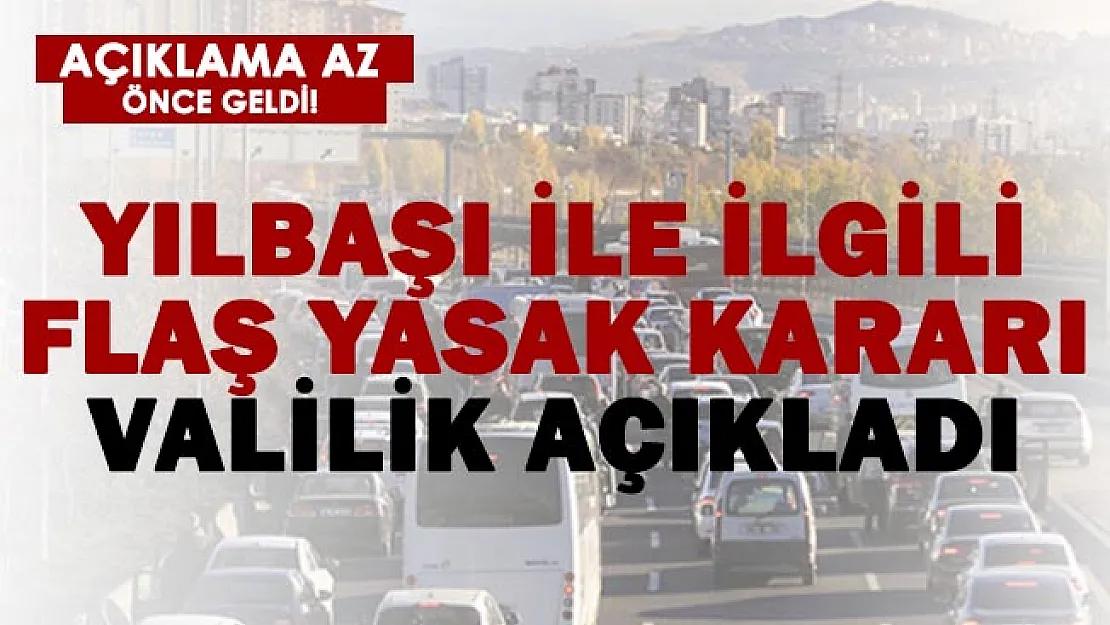 Yılbaşı hakkına yeni karar! Açıklandı! Yasak böyle duyuruldu..