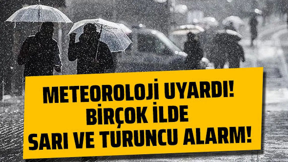 Yılın son haftası felaket geliyor: 18 ilde sağanak, fırtına ve kar etkili olacak! Sarı ve turuncu uyarılı iller listesi