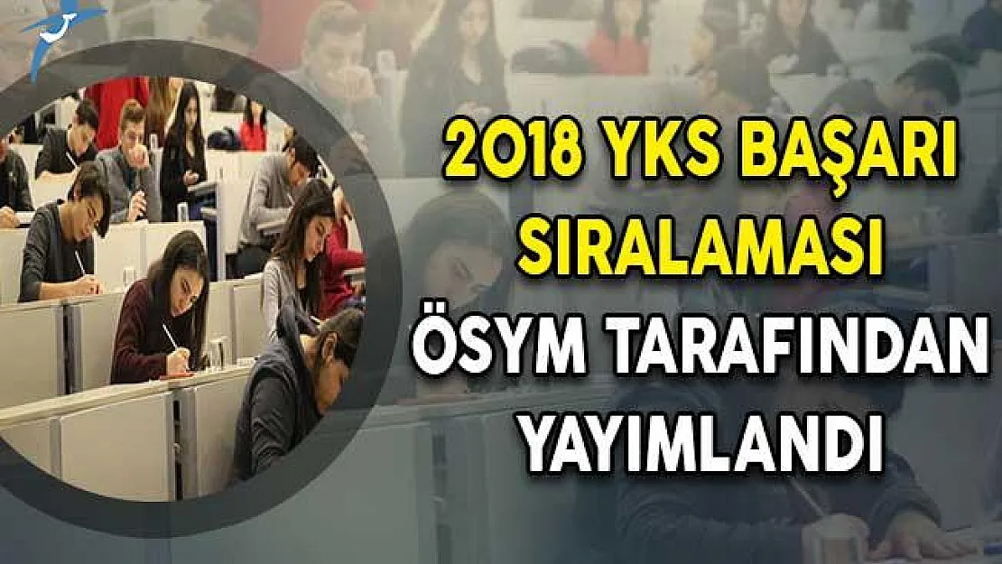 YKS Başarı Sıralaması ÖSYM Tarafından Yayımlandı