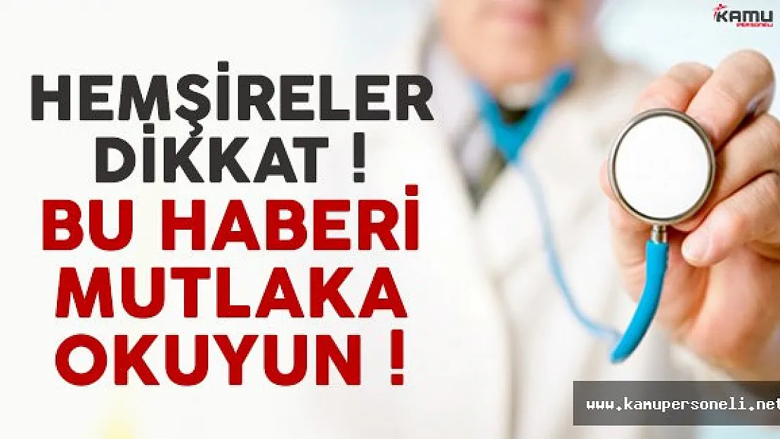 Yoğun Bakım Hemşireliği Sertifikalı Eğitim Programı Açılacak !