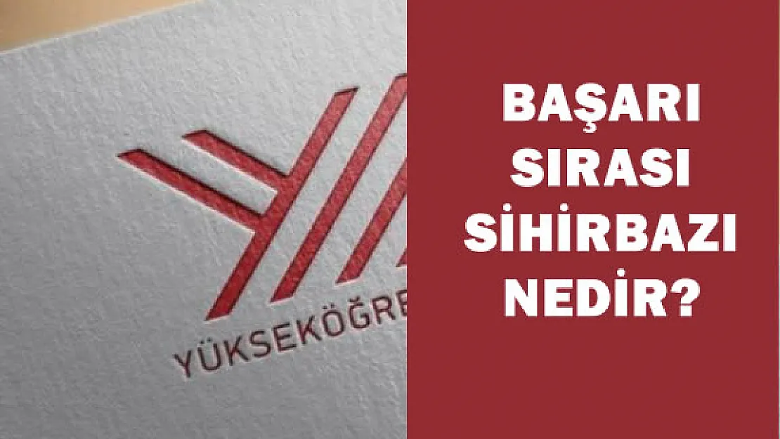 YÖK Başarı Sırası Sihirbazı