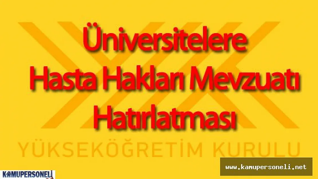 YÖK Diş Hekimliği ve Tıp Fakültesi Olan Yükseköğretim Kurumlarını Uyardı