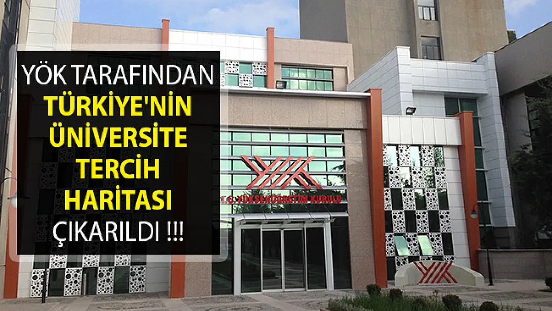 YÖK, Türkiye'nin Üniversite Tercih Haritasını Çıkarttı! Çarpıcı Sonuçlar Ortaya Çıktı