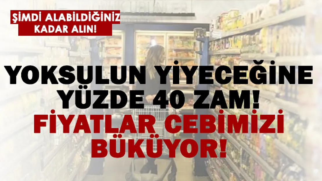 Yoksulun yiyeceği makarnaya bir yılda gelen zam dudak uçuklattı!