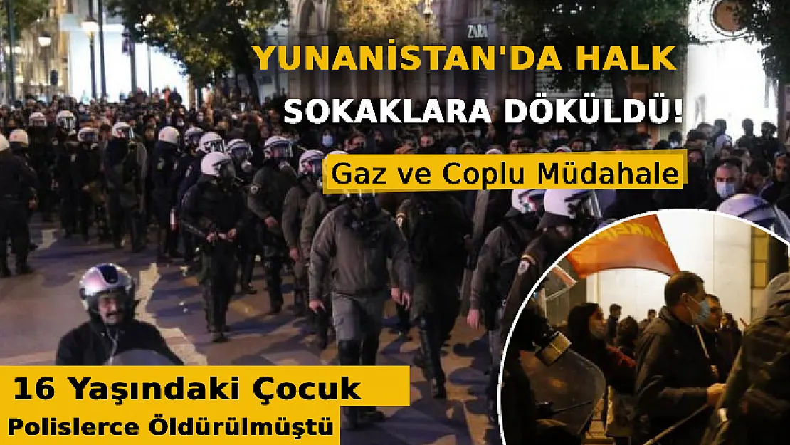 Yunanistan'da Halk Sokaklara Döküldü: Copla Müdahale Ediliyor