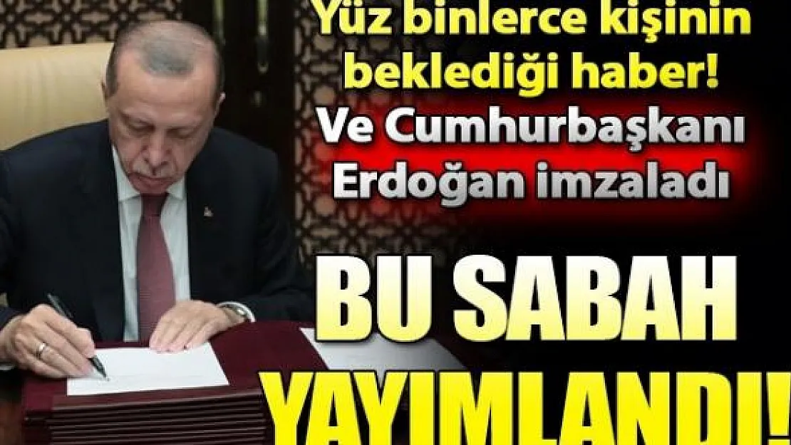 Yüz Binlerce Kişinin Beklediği Cumhurbaşkanlığı Genelgesi Resmi Gazete'de Yayımlandı
