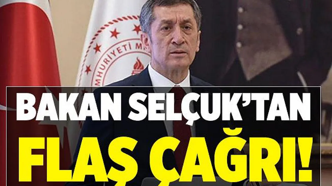 Yüz yüze eğitim yarın başlıyor! Milli Eğitim Bakanı Ziya Selçuk'tan flaş açıklama!