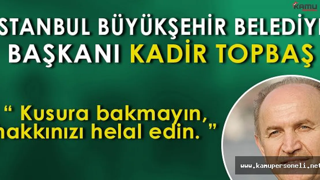 Zabıtaların Müdahale Ettiği Seyyar Satıcı " Ali Dayı " yı İstanbul Büyükşehir Başkanı Aradı