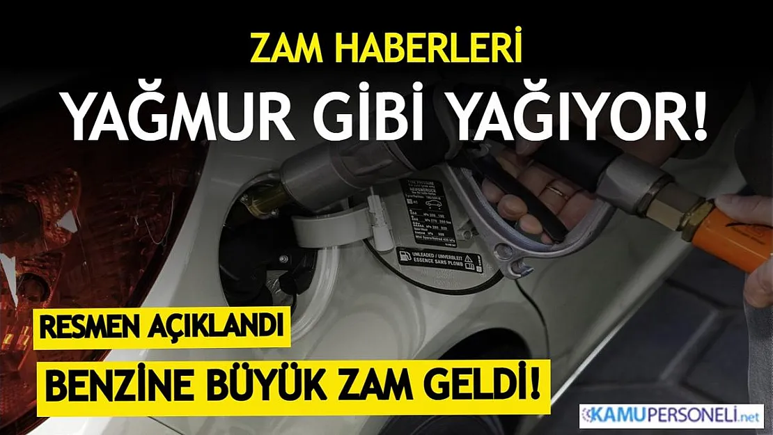 Zam haberleri yağmur gibi yağıyor! Benzine son dakika yeni zam geldi!