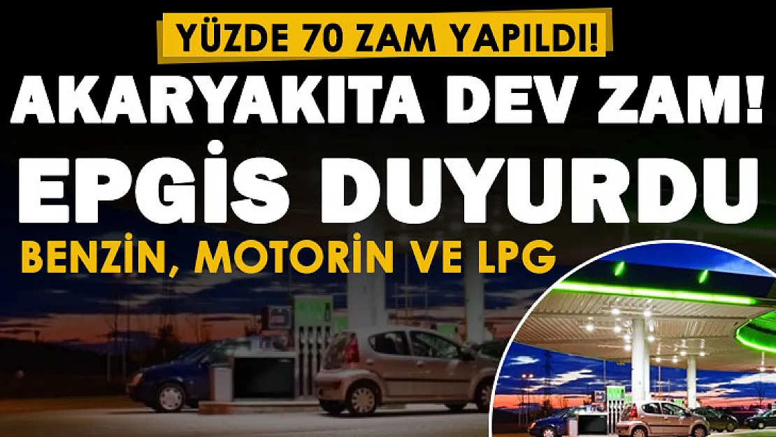 Zam haberlerinin ardı arkası kesilmiyor! Benzin, motorin ve LPG ye zam yapıldı: EPGİS resmen duyurdu