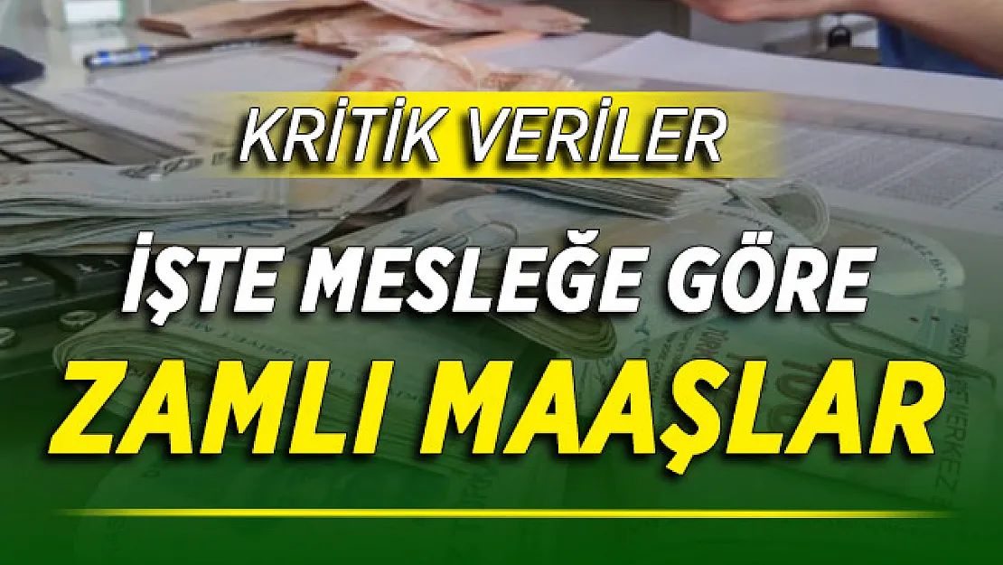 Zam Oranı Belli Oldu ! İşte Mesleğe Göre Zamlı Memur ve Emekli Maaşları