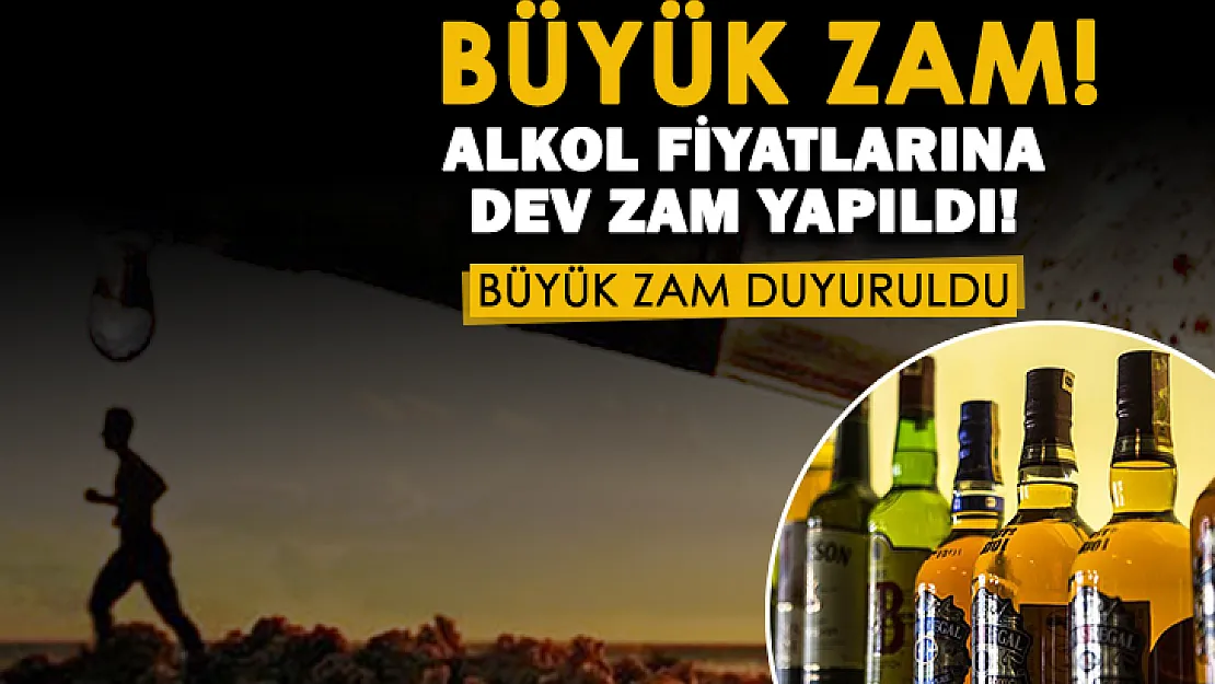 Zamlar peş peşe açıklanıyor! Alkol fiyatlarına çok büyük zam yapıldı
