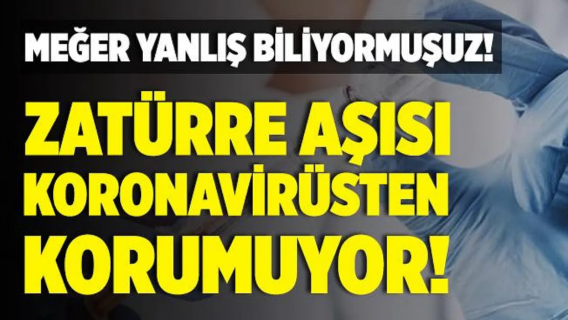 Zatürre aşısı koronavirüse karşı korur mu? Bilim Kurulu açıkladı!