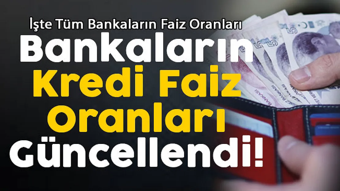 Ziraat Bankası, Vakıfbank, Halkbank ve özel bankalardan flaş karar! Faiz oranları güncellendi: İşte yeni kredi faiz oranları