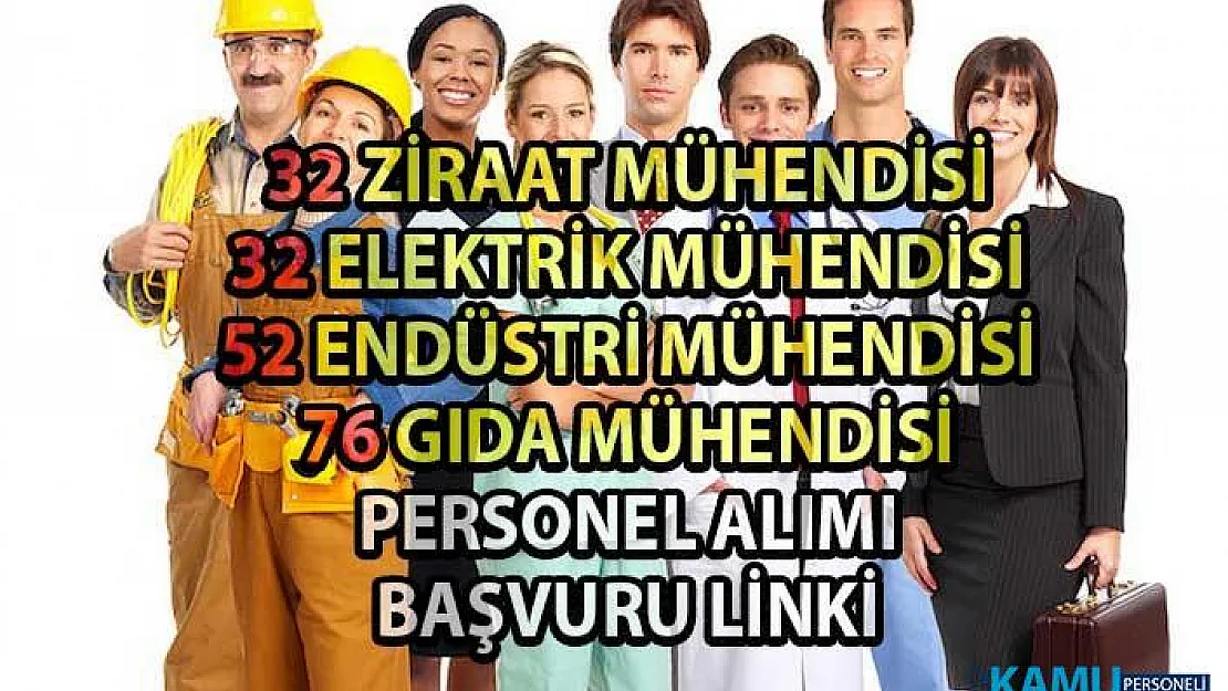 Ziraat, Gıda, Elektrik ve Endüstri Mühendisi Personel alımı İş İlanları! İŞKUR tarafından 192 mühendis alımı yapılacaktır