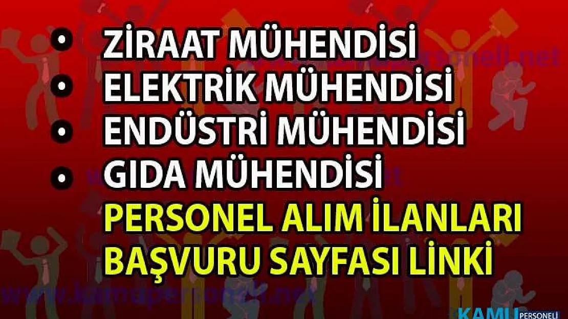 Ziraat, Gıda, Elektrik ve Endüstri Mühendisi Personel alımı İş İlanları! İŞKUR tarafından 192 mühendis alımı yapılacaktır