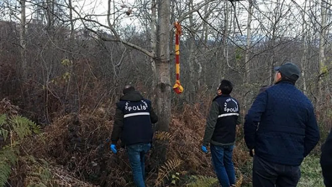 Zonguldak Ereğli'de ormanlık alanda kendini astı