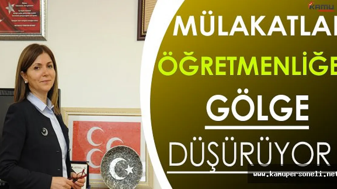 Zuhal Topcu: Sözlü Mülakatlar Öğretmenlik Mesleğine Gölge Düşürüyor !