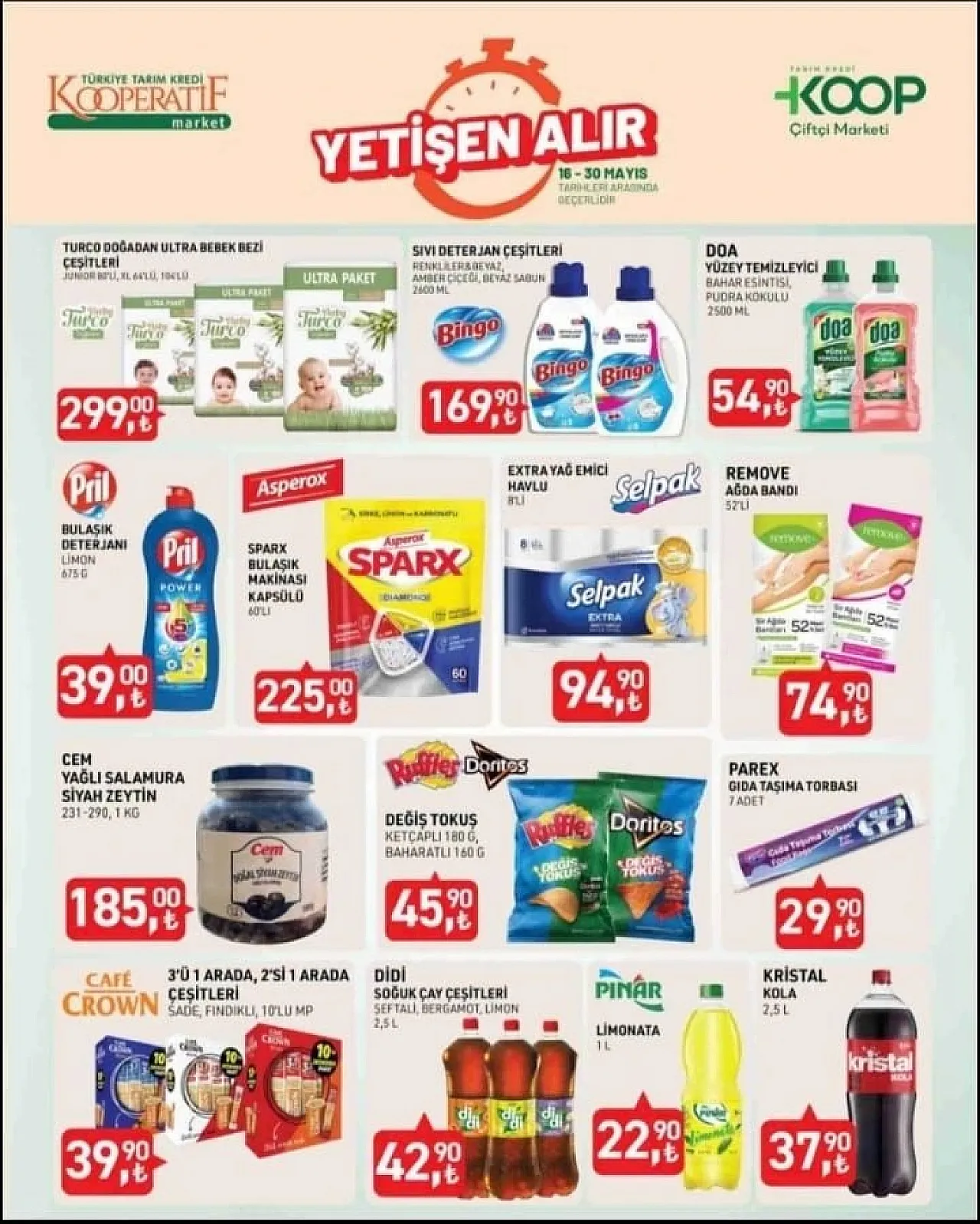Türkiye Tarım Kredi Marketi 27 Mayıs-5 Haziran&nbsp;indirim kataloğu yayımlandı!