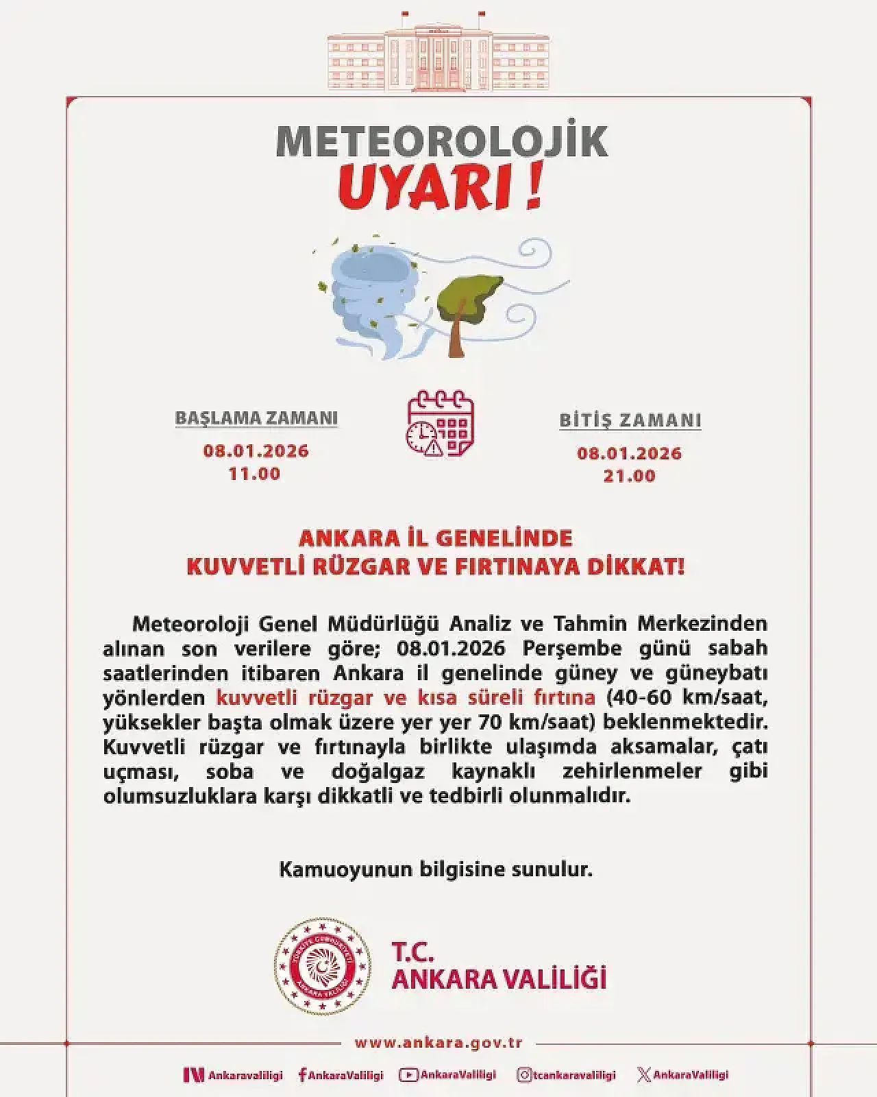 (ANKARA VALİLİĞİ - KAR TATİLİ) Ankara okullar tatil mi, 9 Ocak Cuma Ankara'da okul yok mu?