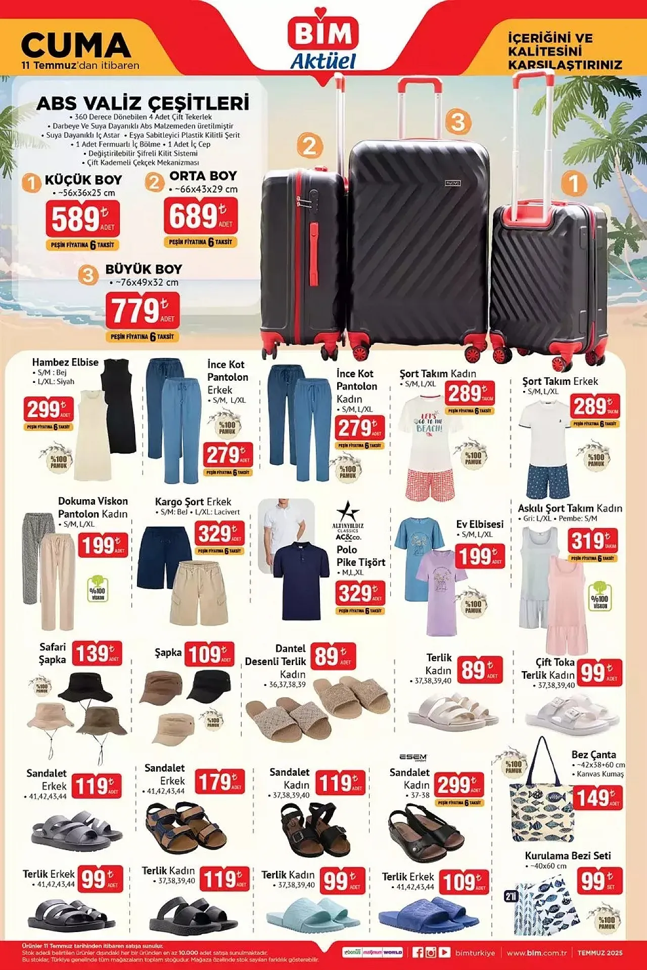 BİM 11 Temmuz Aktüel Ürünleri Cuma Fırsatlarıyla Rafta! Elektrikli Bisiklet, Valiz, TV ve Tablet İndirimde