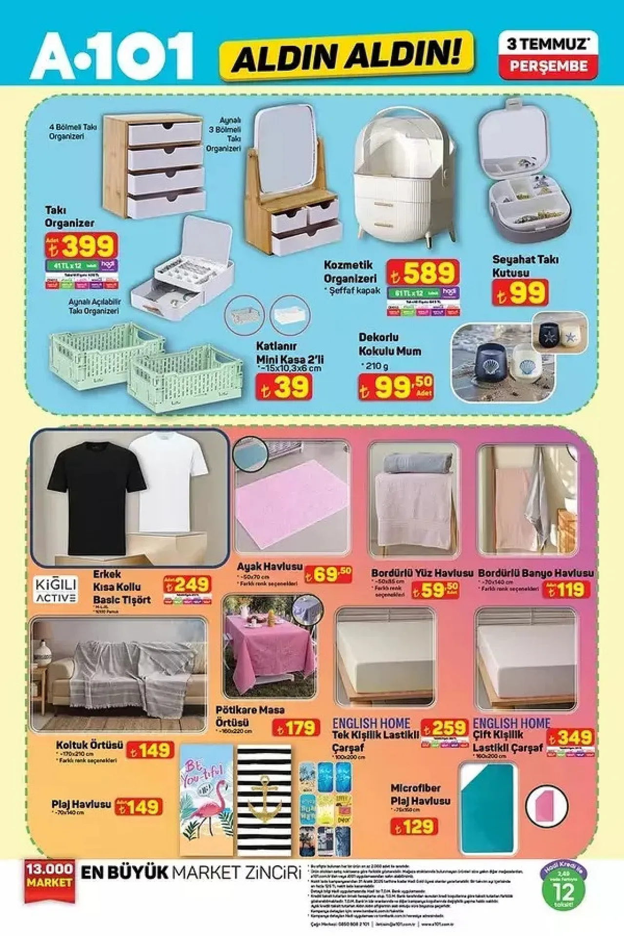 A101 Aktüel Ürünler Kataloğu Yayınlandı: Bu Hafta Motosikletten Piyanoya, Çadırdan Elektronik Cihazlara Büyük Fırsatlar Var!