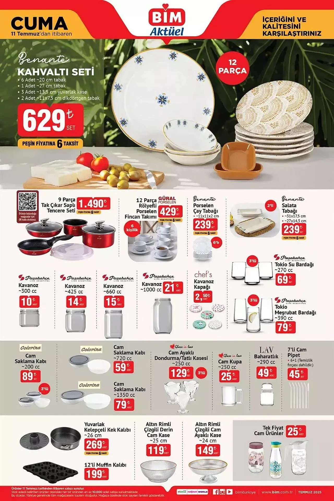 BİM 11 Temmuz Aktüel Ürünleri Cuma Fırsatlarıyla Rafta! Elektrikli Bisiklet, Valiz, TV ve Tablet İndirimde