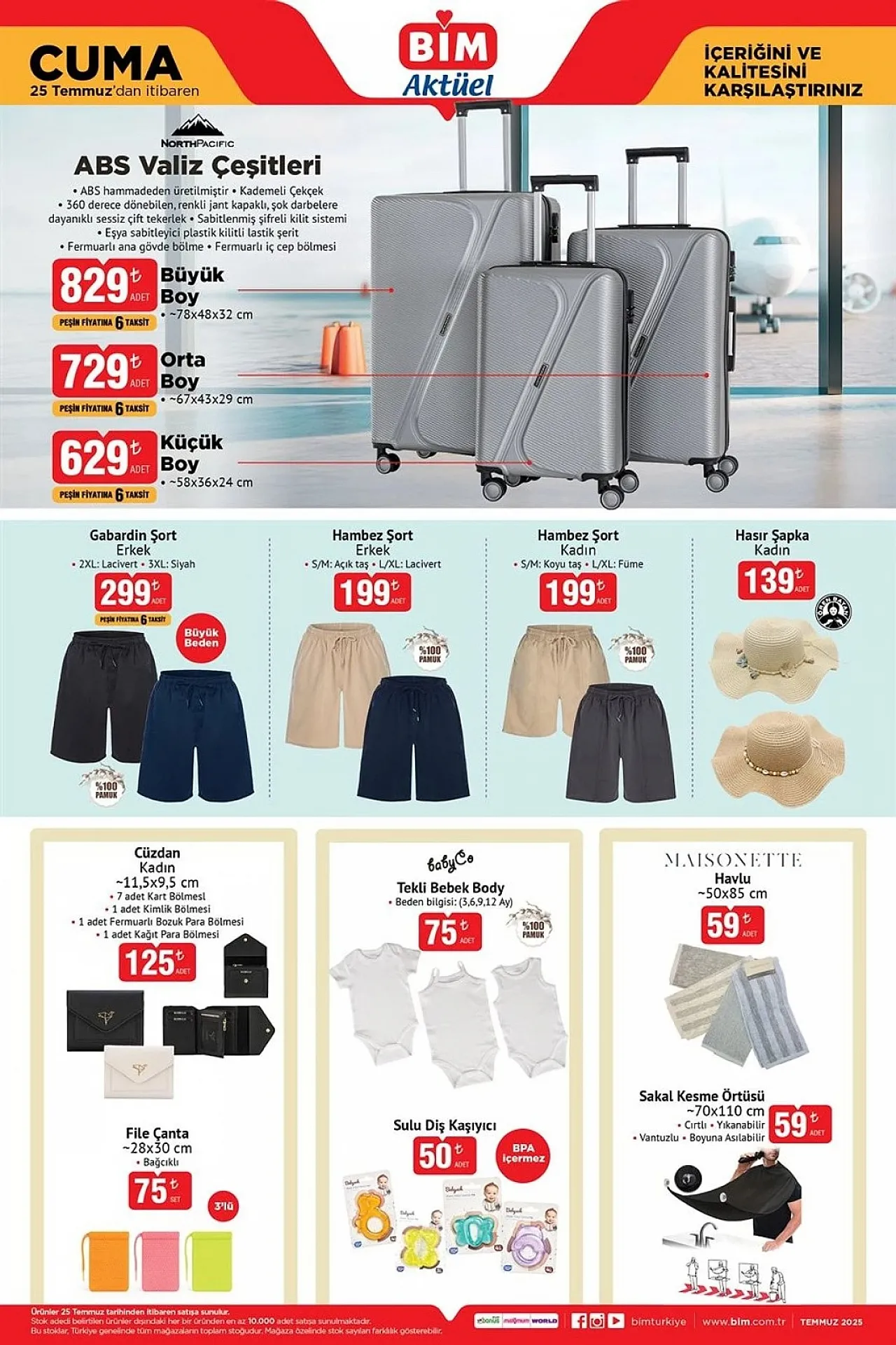 BİM 25 Temmuz 2025 Aktüel Ürünleri Şaşırtıyor: Bu Hafta Teknoloji, Ev Gereçleri ve Yaz İhtiyaçları Bir Arada
