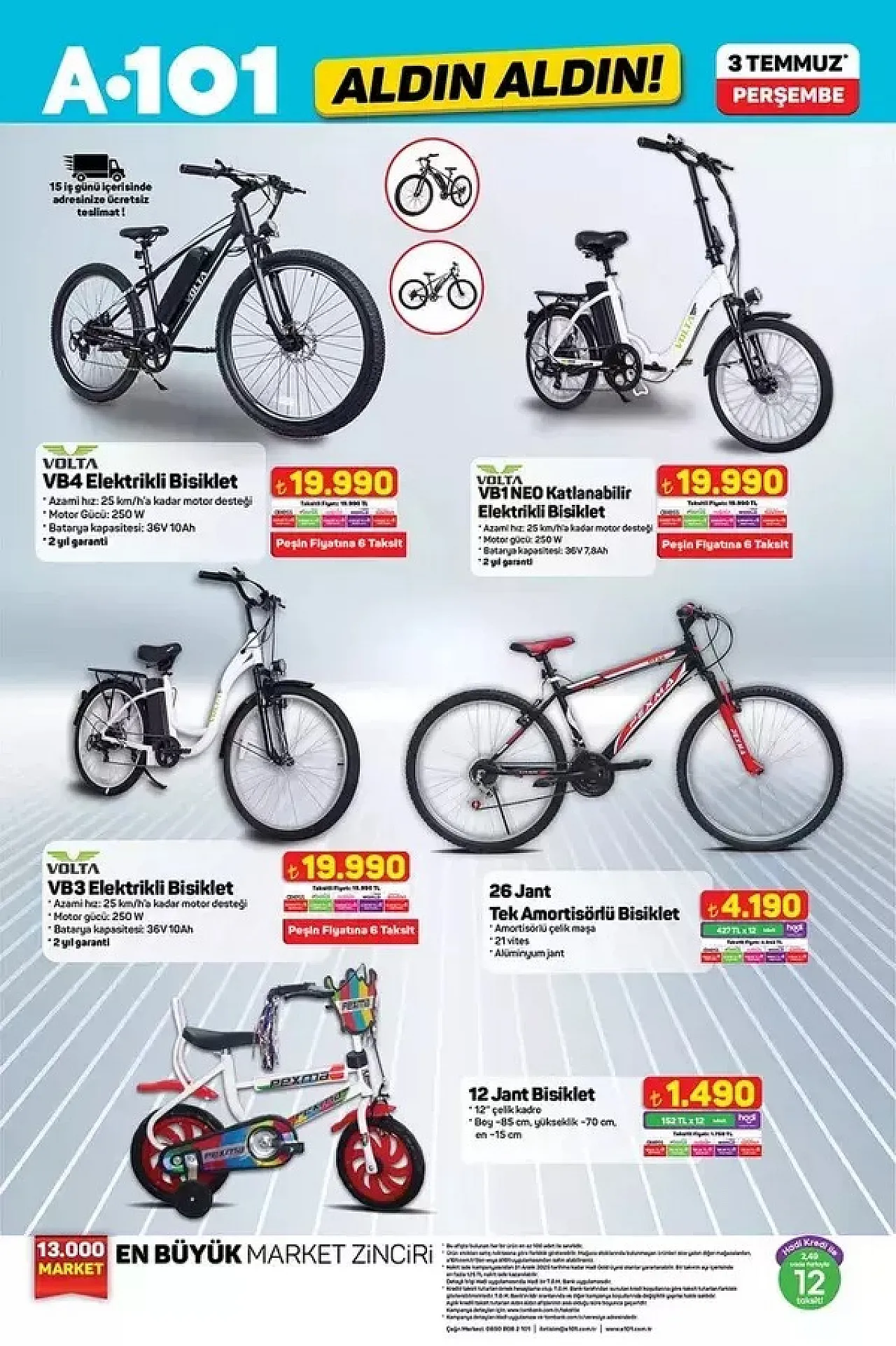 A101 Aktüel Ürünler Kataloğu Yayınlandı: Bu Hafta Motosikletten Piyanoya, Çadırdan Elektronik Cihazlara Büyük Fırsatlar Var!