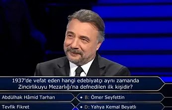 1937'de vefat eden hangi edebiyatçı aynı zamanda Zincirlikuyu Mezarlığı'na defnedilen ilk kişidir?