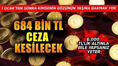 Altın Biriktirenler Panikledi: Kuyumcuya Emanet Bırakmak Artık Resmen Suç – Tam 684 Bin TL'ye Kadar Ceza Kapıda!
