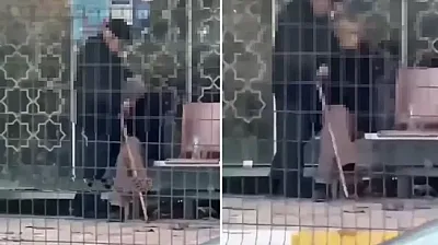 Skandal Görüntüler! Tokat'ta Otobüs Durağında İki Yaşlı Adam Kamuya Açık Alanda Rezalet Çıkardı: Çocukların Gözü Önünde Utanç Tablosu!