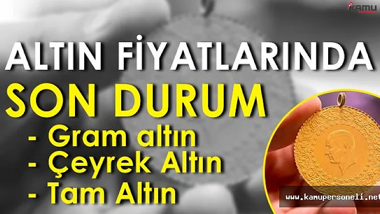 03 Ekim 2016 Altın Piyasaları (Çeyrek, Tam, Gram Altın Fiyatları)