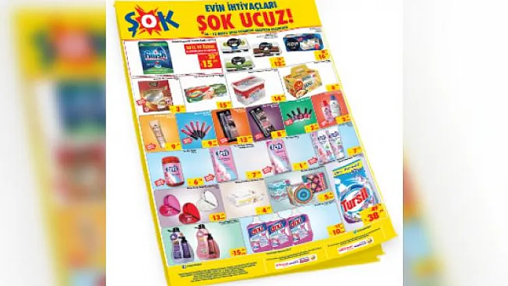 06 - 12 Mayıs'ta geçerli ŞOK market indirimli aktüel kataloğu!