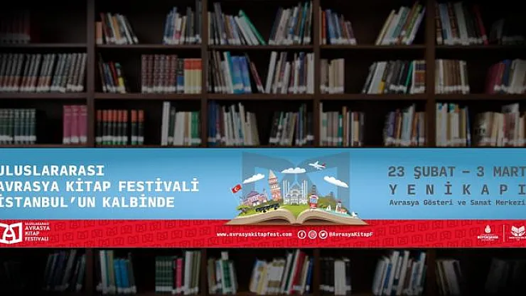 1. Uluslararası Avrasya Kitap Festivali Avrasya Gösteri ve Sanat Merkezi'nde devam ediyor
