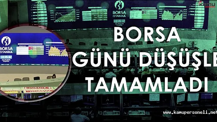 10 Ekim Borsa İstanbul BİST 100 Endeksi Günü Düşüşle Tamamladı