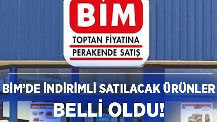 10 Temmuz BİM aktüel ürünler kataloğu! İndirimli satılacak ürünler açıklandı!
