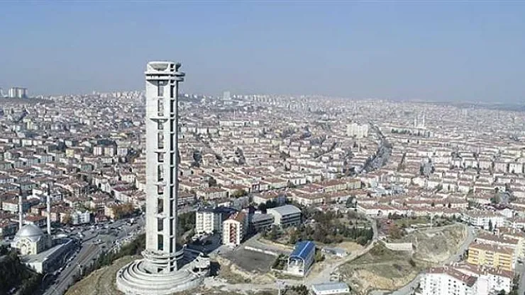 100 milyon liraya mal olacak Keçiören Cumhuriyet Kulesi'nin ihalesi yapıldı!