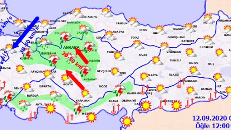 11 il için yarından itibaren sağanak yağış uyarısı!