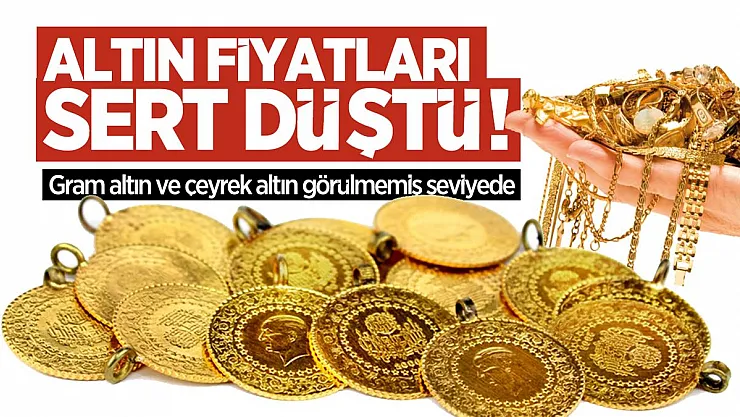 12 Ocak altın fiyatları sert düştü! Gram altın ve çeyrek altın görülmemiş seviyede