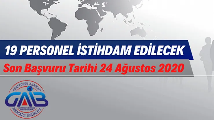14 Uzman Yardımcısı, 4 İdari Memur ve 1 Şoför alınacak!